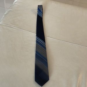 Prince Igor Blue/White/Gray/Burgundy Stripe TIE